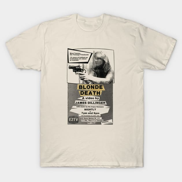 Blonde Death original screening flyer T-Shirt by firstnamewarren